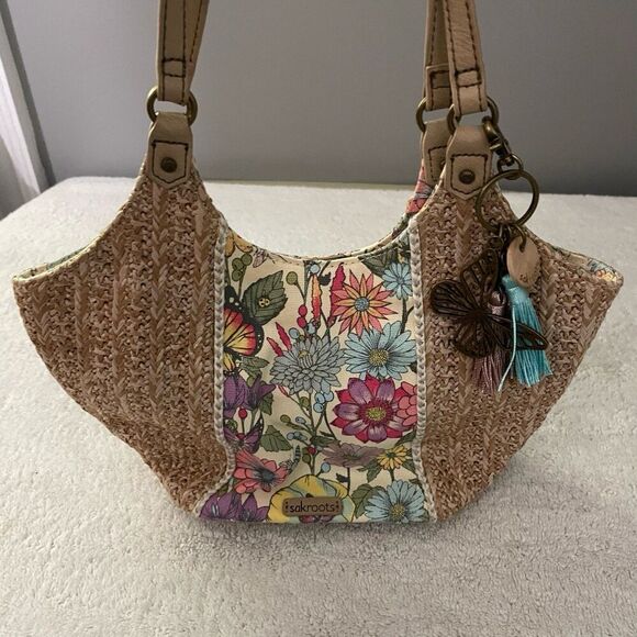 Sakroots The Sak Roma Shopper Shoulder Bag Large Purse Tote Boho Cottagecore Y2K - Picture 13 of 16